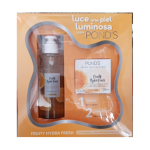 Ponds Estuche Fruity Hydra Fresh Gel 110 Ml/ Limpiador Facial 200 ml Naranja - Imagen 1