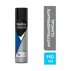 Rexona Clinical Desodorante Spray x 150 ml Clean Men - Imagen 1