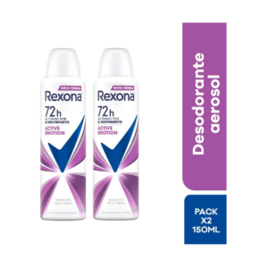 Rexona Desodorante Oferta Mellizos Spray 150 ml Active Emotion Women - Imagen 1