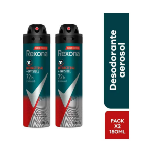 Rexona Desodorante Oferta Mellizos Spray 150 ml Antibac Invis Men - Imagen 1