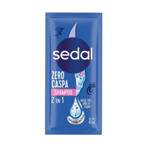 Sedal Shampoo Sachet Zero Caspa Disp 6 Unid. x 40ml - Imagen 1