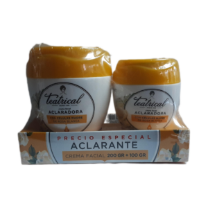 Teatrical Oferta Cr Aclaradora 200 G/cr Aclaradora 100 g - Imagen 1