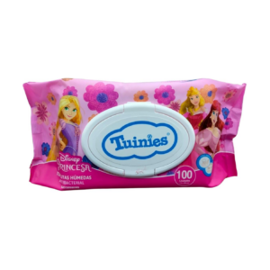 Tuinies Pañitos Humedos x 100 Und Flit Top Disney Princesas - Imagen 1