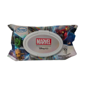 Tuinies Pañitos Humedos x 100 Und Flit Top Marvel - Imagen 1