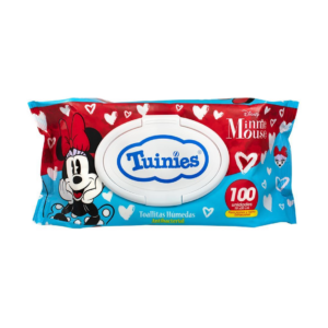 Tuinies Pañitos Humedos x 100 Und Flit Top Minnie Mouse - Imagen 1