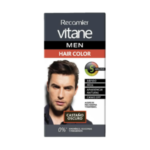 Vitane Men Tinte Kit Castaño Oscuro - Imagen 1