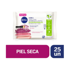 Nivea Visage Toallitas Desmaquilladoras 25 Und. Piel Seca - Imagen 1