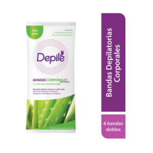 Depile Banda Depilat Corp Doble x 6 P Seca Aloe - Imagen 1