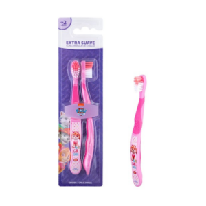 Paw Patrol Oferta Cepillo Dental x 2 Extra Suave+2 Años Rosado#52307 - Imagen 1