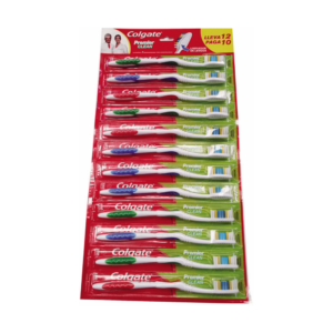 Colgate Cepillo Premier Clean Mediano Tira x 12 - Imagen 1