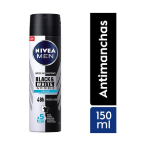 Nivea Desodorante Spray x 150 ml Black & White Fresh - Imagen 1