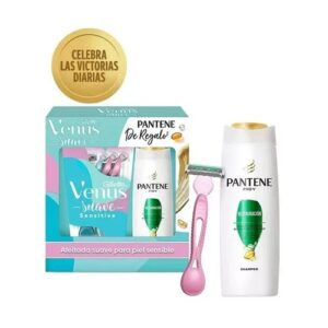 Venus Estuche Maquina De Afeitar x 4 Unidades/pantene Estuche Shampoo 300 ml - Imagen 1