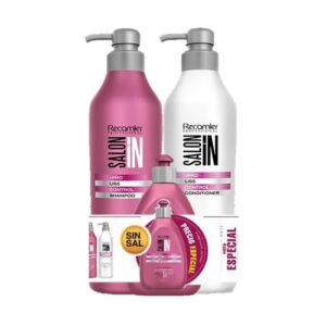 Saloon In Oferta Shampoo 1000 /acond 1000 /tratamiento 500 ml Liss Control - Imagen 1