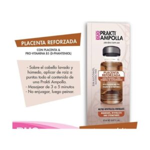 Duo Color Prakti Ampolla Disp x 12 Sachets Placenta Control Caida - Imagen 1