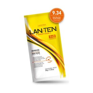 Lanten Tinte Sachet 9.34 Rubio Muy Claro Dorado Cobrizo - Imagen 1