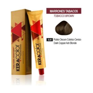 Keracolor Tinte Rubio Oscuro Cobrizo Cenizo 6.41 - Imagen 1
