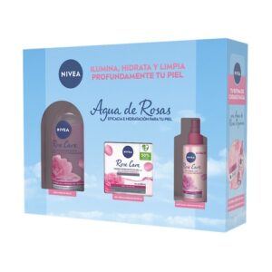 Nivea Care Estuche Cr Gel Hidratante 50 Ml/locion Micelar 400 Ml/spray 150 ml P. Todo Tipo Rose Care - Imagen 1
