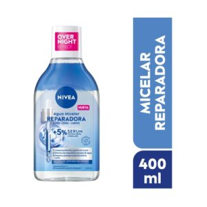 Nivea Visage Agua Micelar x 400 ml Reparadora + 5% Serum P. Piel Sensible - Imagen 1