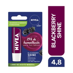 Nivea Solar Bloqueador Labial x 4.8 g Blackberry (sabor Mora) - Imagen 1
