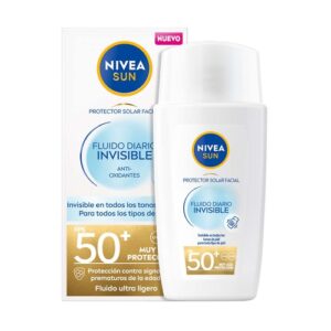 Nivea Solar Bloqueador Fps 50 x 050 Mlfluido Diario Invisible - Imagen 1