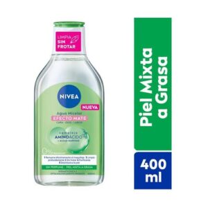 Nivea Visage Agua Micelar x 400 ml Efecto Mate Piel Mixta A Grasa - Imagen 1