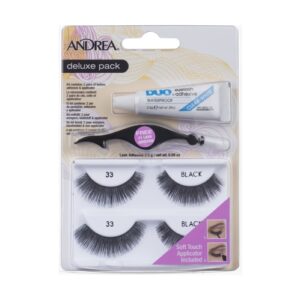 Andrea Pack Luxe Pestañas #33 + Pegamento con Aplicador - Imagen 1