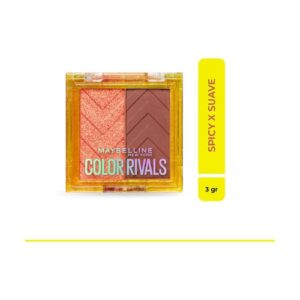 Maybelline Sombras x 2 Color Rivals Spicy x Suave - Imagen 1
