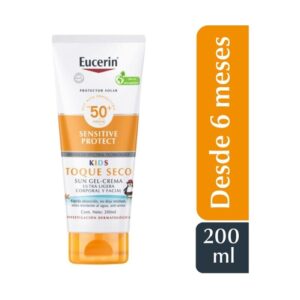 Eucerin Bloqueador Kids x 200 ml Fps 50 Gel Crema Sensitive Protect - Imagen 1