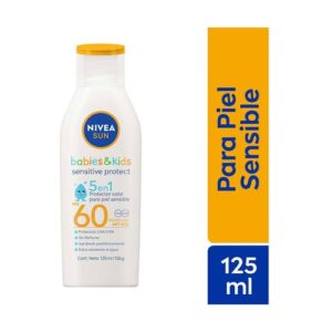 Nivea Solar Bloqueador Fps 60 x 125 ml Kids Protect & Sensitiv - Imagen 1