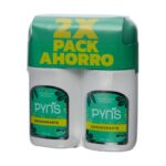 Pack de 2 desodorantes Pyns Mujer Roll On de 60ml. Fragancia femenina y protección prolongada.