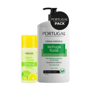 Portugal Oferta Cr Corporal 700 g Lechuga Fluida/colonia 250 ml Citrica - Imagen 1