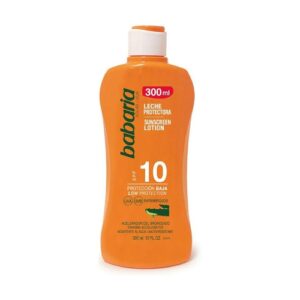 Babaria Bloqueador Spf 50 x 100 ml Aloe Acelerador Bronceado Frasco Anaranjado - Imagen 1