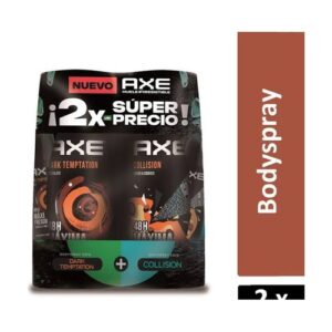 Axe Oferta Deo Body Spray Dark Temptation + Collision x 150ml - Imagen 1