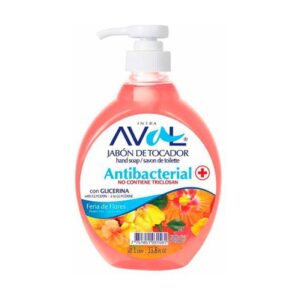 Aval Hand Jabon Liq. 1000 ml Antib Feria De Flores - Imagen 1
