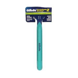 Gillette Prestobarba Maquina Afeitar Descartable Cabeza Movible Verde - Imagen 1