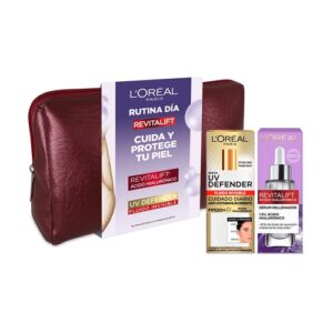 L'Oreal Neceser Serum Revitalift 30 Ml Acido Hialuronico/Bloq Defender Fps50 40 G Fluido Invisible - Imagen 1