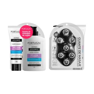 Portugal Neceser Cr Corporal 500 G/Cr Corporal 150 G Tubo/Guante Masaje Dermo Advance - Imagen 1