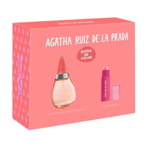 Agatha Ruiz Estuche Edt 50 Ml/Rubor Roll On Flor Gotas De Color - Imagen 1