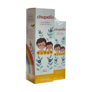 Pack de colonia Chupetín que incluye frasco grande de 235 ml y frasco mediano de 120 ml. Fórmula delicada con esencias naturales, sin alcohol, ideal para niños y bebés