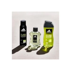 ADIDAS ESTUCHE EDT 100 ML/DEO SPRAY AP X 150 ML/SHOWER GEL X 250 ML PURE GAME - Imagen 2