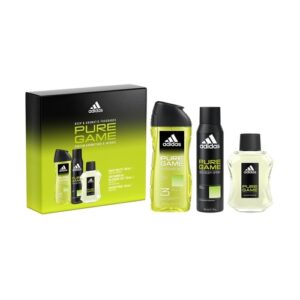 ADIDAS ESTUCHE EDT 100 ML/DEO SPRAY AP X 150 ML/SHOWER GEL X 250 ML PURE GAME - Imagen 1