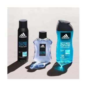 ADIDAS ESTUCHE EDT 100 ML/DEO SPRAY AP X 150 ML/SHOWER GEL X 250 ML ICE DIVE - Imagen 2