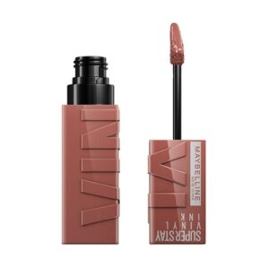 MAYBELLINE PACK LABIAL SUPERSTAY VINYL INK 120 PUNCHY/LIP LIFTER GLOSS 003 MOON - Imagen 3