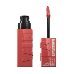 MAYBELLINE PACK LABIAL SUPERSTAY VINYL INK 15 PEACHY/LIP LIFTER GLOSS 005 PETAL - Imagen 2
