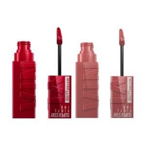 MAYBELLINE PACK LABIAL SUPERSTAY VINYL INK 40 WITTY/SUPERSTAY VINYL INK 35 CHEEKY - Imagen 1