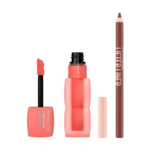 MAYBELLINE PACK LABIAL TEDDY TINT 25 BABY TEE/LAPIZ DELIN. LIFTER LINER 02 LETS BOUNCE - Imagen 1