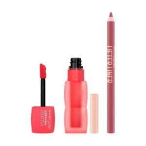 MAYBELLINE PACK LABIAL TEDDY TINT 35 JULY FOREVER/LAPIZ DELIN. LIFTER LINER 08 FINE LINE - Imagen 1