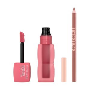 MAYBELLINE PACK LABIAL TEDDY TINT 55 KNEEHIGH/LAPIZ DELIN. LIFTER LINER 05 ON IT - Imagen 1