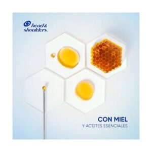 H & S SHAMPOO X 180 ML ANTI-RESEQUEDAD MIEL - Imagen 5