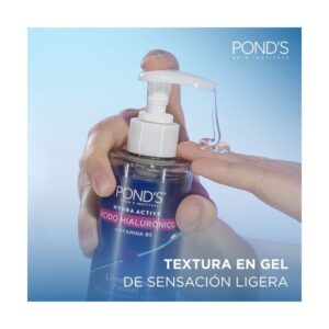 PONDS HYDRA ACTIVE LIMPIADORA FACIAL X 200 ML ACIDO HIALURONICO VIT E Y B3 - Imagen 3